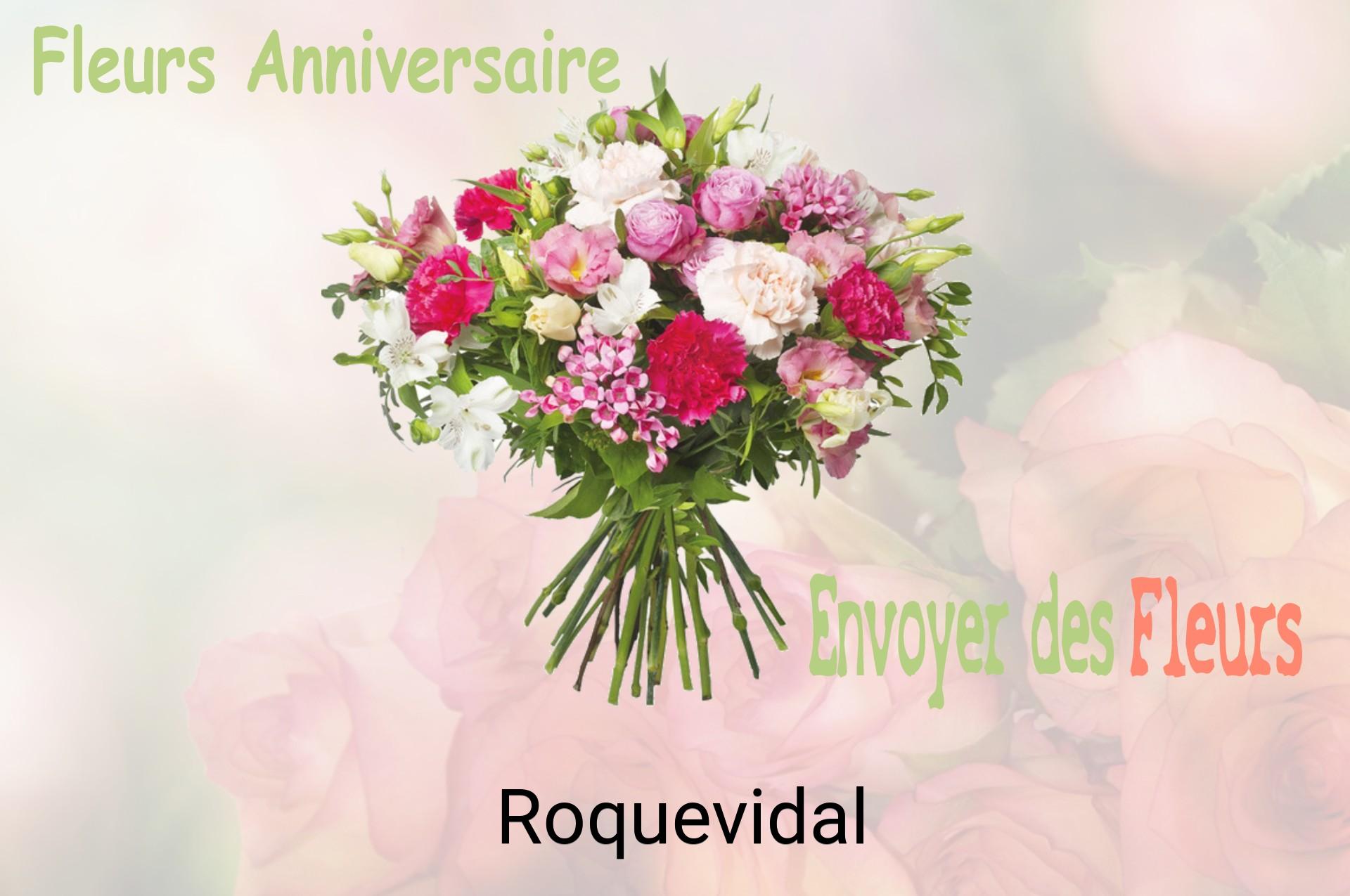 Bouquet de fleurs d’anniversaire livré à Roquevidal